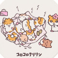 Japan Sanrio Water Absorbing Coaster - Corocorokuririn : The Whole Family Gather - 5