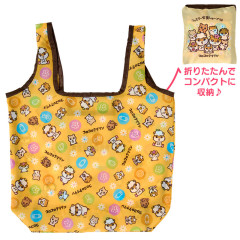 Japan Sanrio Eco Shopping Bag With Pocket - Corocorokuririn : The Whole Family Gather