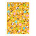 Japan Sanrio A4 Clear Folder - Corocorokuririn : The Whole Family Gather Orange - 1