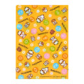 Japan Sanrio A4 Clear Folder - Corocorokuririn : The Whole Family Gather Orange - 2
