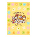 Japan Sanrio A4 Clear Folder - Corocorokuririn : The Whole Family Gather Yellow - 1