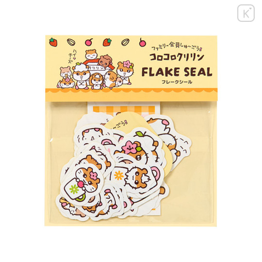 Japan Sanrio Flake Seal Pack - Corocorokuririn : The Whole Family Gather - 1