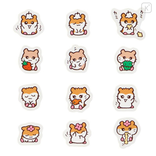 Japan Sanrio Flake Seal Pack - Corocorokuririn : The Whole Family Gather - 6