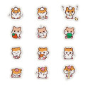 Japan Sanrio Flake Seal Pack - Corocorokuririn : The Whole Family Gather - 6