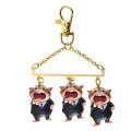 Japan Disney Store Swaying Keychain - Zootopia : Phineas and Ferb Lemming Businessman Figure - 3