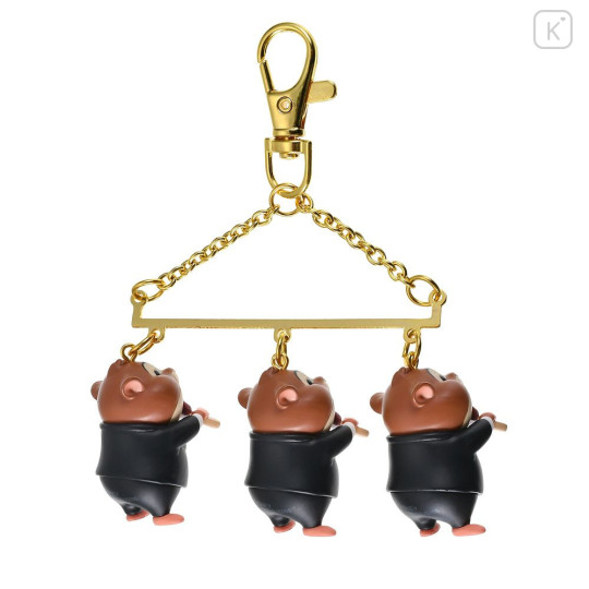Japan Disney Store Swaying Keychain - Zootopia : Phineas and Ferb Lemming Businessman Figure - 5