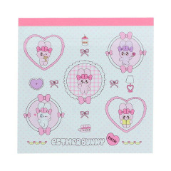 Japan Esther Bunny Square Memo - Esther Bunny Little White