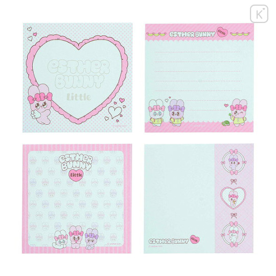 Japan Esther Bunny Square Memo - Esther Bunny Little White - 3