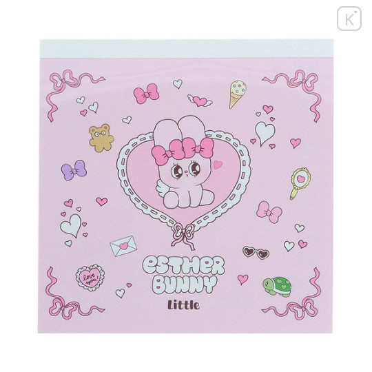 Japan Esther Bunny Square Memo - Esther Bunny Little Pink - 1