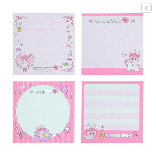 Japan Esther Bunny Square Memo - Esther Bunny Little Pink - 3