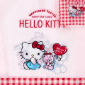 Japan Sanrio Tetemo Eco Bag - Hello Kitty & Tiny Chum : Grid Red - 6