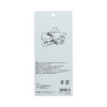 Japan Sanrio Puffy Dome Sticker - Hello Kitty & Tiny Chum : Grid Red - 2