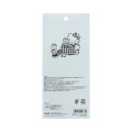 Japan Sanrio Puffy Dome Sticker - Hello Kitty & Tiny Chum : Grid Black - 2