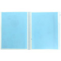Japan Sanrio 5 Pockets A4 Clear File with Elastic Band - Hello Kitty & Tiny Chum : Grid Black - 3