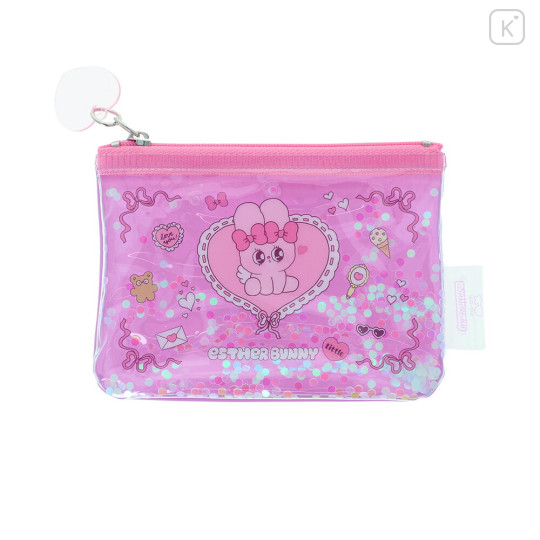 Japan Esther Bunny Sequined Mini Pouch - Esther Bunny Little Pink - 1