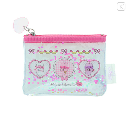 Japan Esther Bunny Sequined Mini Pouch - Esther Bunny Little White - 1