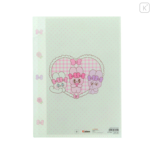Japan Esther Bunny 5 Pockets A4 Clear File - Esther Bunny Little White - 2
