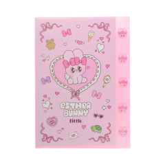 Japan Esther Bunny 5 Pockets A4 Clear File - Esther Bunny Little Pink