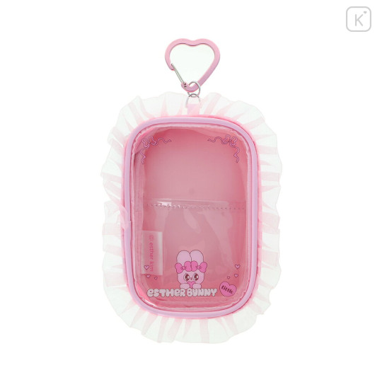 Japan Esther Bunny Carry Pouch with Frills - Esther Bunny Little Pink - 1