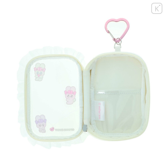 Japan Esther Bunny Carry Pouch with Frills - Esther Bunny Little White - 3