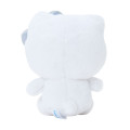 Japan Sanrio Fluffy Glitter Mascot Holder - Hello Kitty : White - 3