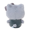 Japan Sanrio Fluffy Glitter Mascot Holder - Hello Kitty : Gray - 3