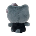 Japan Sanrio Fluffy Glitter Mascot Holder - Hello Kitty : Black - 3