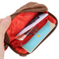 Japan Monchhichi Plush Pass Case Card Holder Pouch - Monchhichi-kun : Face - 3