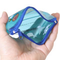 Japan Pokemon Mini Clear Flat Pouch - Pikachu : Japanese Plum Blossom Blue - 3