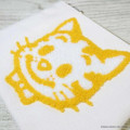 Japan Osamu Goods Mini Embroidery Flat Pouch - Cat Smile - 4