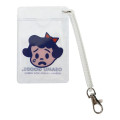 Japan Osamu Goods Pass Case Card Holder with Coil - Crying Girl Betty - 1
