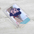 Japan Osamu Goods Pass Case Card Holder with Coil - Crying Girl Betty - 3