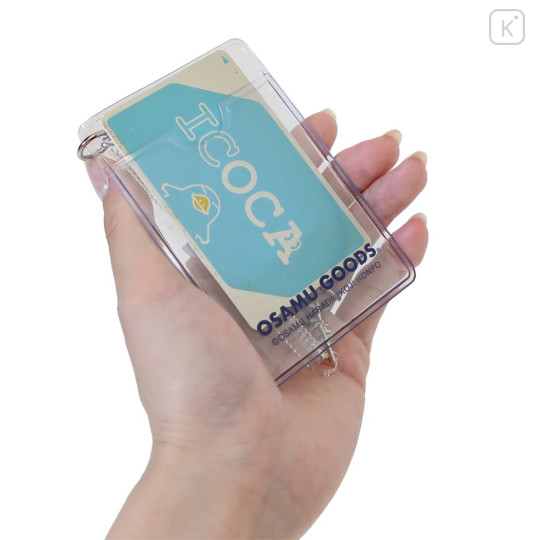 Japan Osamu Goods Pass Case Card Holder with Coil - Boy Jack - 2