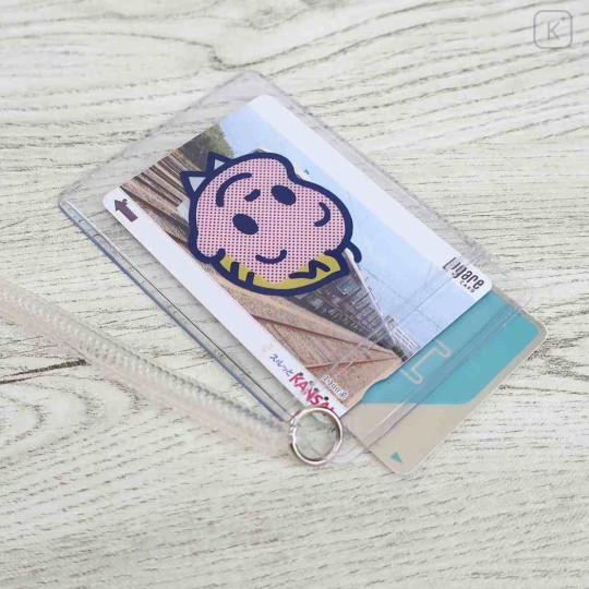 Japan Osamu Goods Pass Case Card Holder with Coil - Boy Jack - 3
