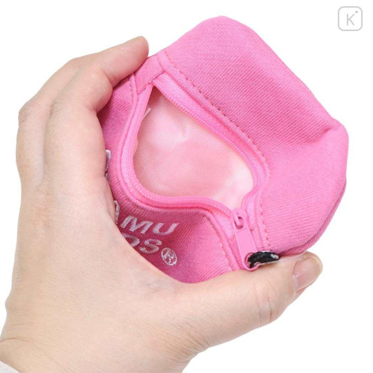 Japan Osamu Goods Face-Shaped Mini Pouch - Crying Girl Betty Pink - 3