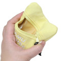 Japan Osamu Goods Face-Shaped Mini Pouch - Cat Yellow - 3