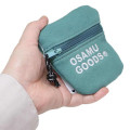Japan Osamu Goods Face-Shaped Mini Pouch - Dog Green - 2