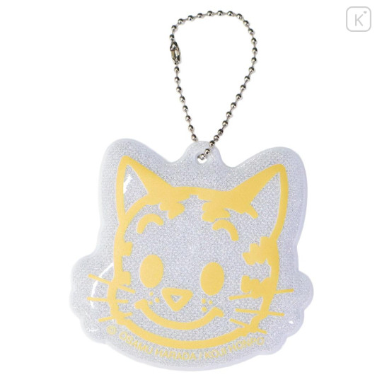 Japan Osamu Goods Reflector Keychain - Cat Yellow - 1