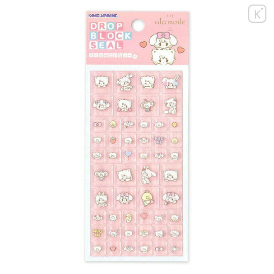 Japan Mikko Illustrations Drop Block Seal - Lil ala mode : Mousse & Cammy - 1