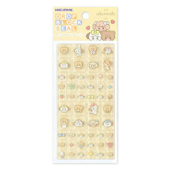 Japan Mikko Illustrations Drop Block Seal - Lil ala mode : Latte & Souffle & Nattsu