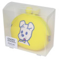 Japan Osamu Goods Pochi Silicone Mini Accessory Clasp Pouch - Dog Yellow - 4