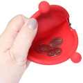 Japan Osamu Goods Pochi Silicone Mini Accessory Clasp Pouch - Crying Girl Betty Red - 3