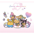 Japan Sanrio Sparkling Tropical Brush & Comb with Mascot - Kuromi - 3