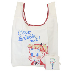 Japan Osamu Goods Eco Shopping Bag With Pocket - Sketching Ivory