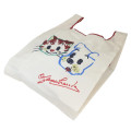 Japan Osamu Goods Eco Shopping Bag With Pocket - Sketching Ivory - 2