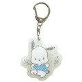Japan Sanrio Glow-in-the-Dark Luminous Acrylic Keychain - Pochacco : Playing in the field - 1