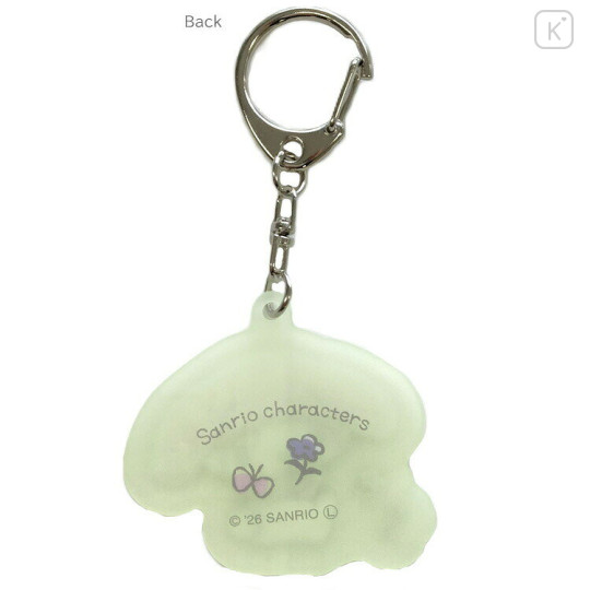 Japan Sanrio Glow-in-the-Dark Luminous Acrylic Keychain - My Melody : Playing in the field - 2