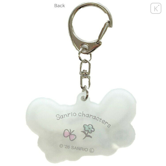 Japan Sanrio Glow-in-the-Dark Luminous Acrylic Keychain - Cinnamoroll : Playing in the field - 2