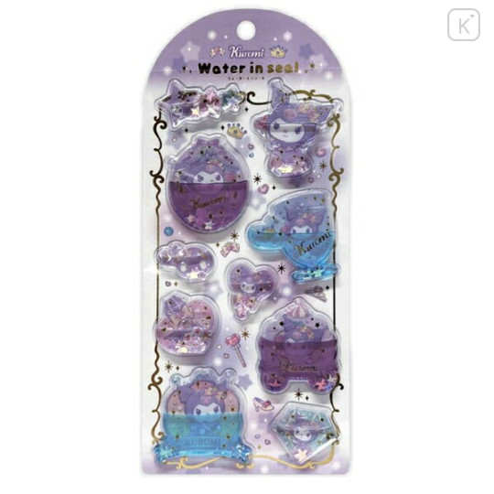 Japan Sanrio Water In Seal - Kuromi - 1