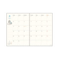 Japan Mofusand B6 Planner Monthly Schedule Book - Shark Cat Seal White 2027 - 2
